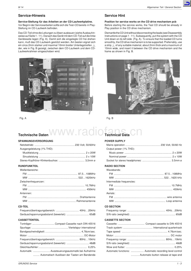 Grundig-M-14-Service-Manual电路原理图.pdf_第3页