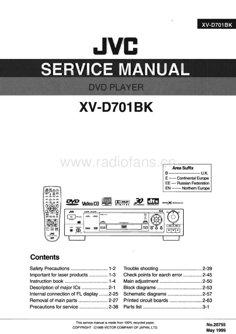 Jvc-XVD-701-BK-Service-Manual电路原理图.pdf_第1页