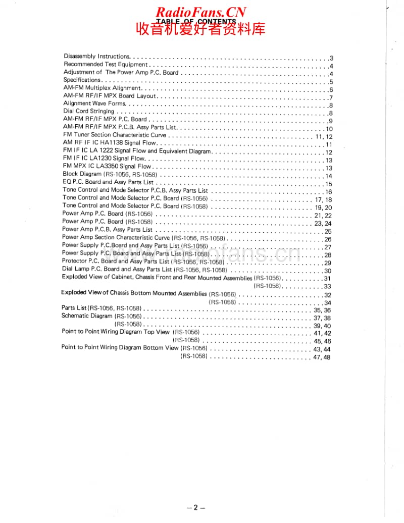 Fisher-RS-1056-Service-Manual电路原理图.pdf_第2页