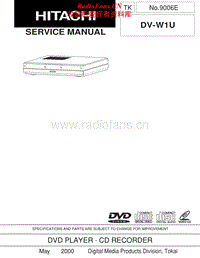 Hitachi-DVW-1-U-Service-Manual电路原理图.pdf
