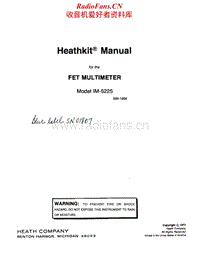 Heathkit-IM-5225-Manual电路原理图.pdf