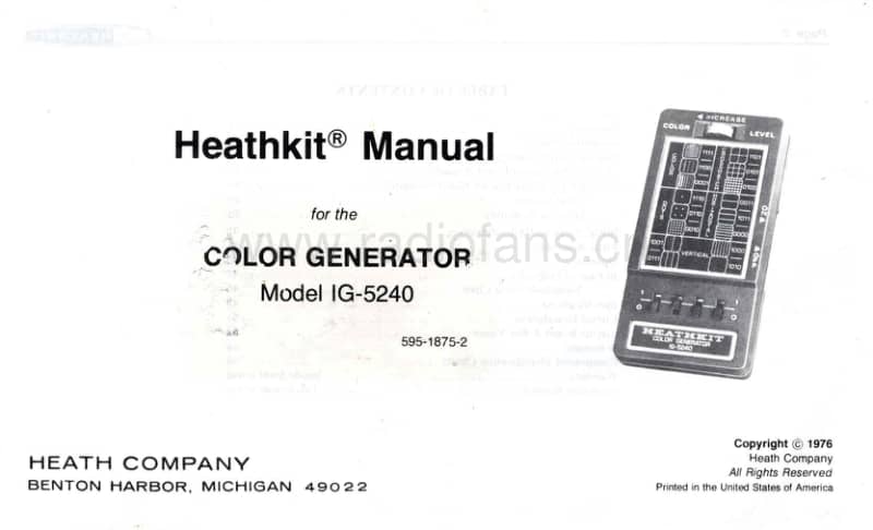 Heathkit-IG-5240-Manual电路原理图.pdf_第3页