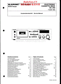 Blaupunkt-XC-240-Service-Manual电路原理图.pdf