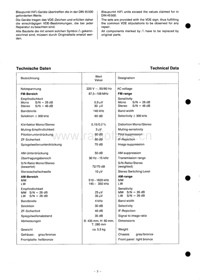 Blaupunkt-XT-240-Service-Manual电路原理图.pdf_第2页