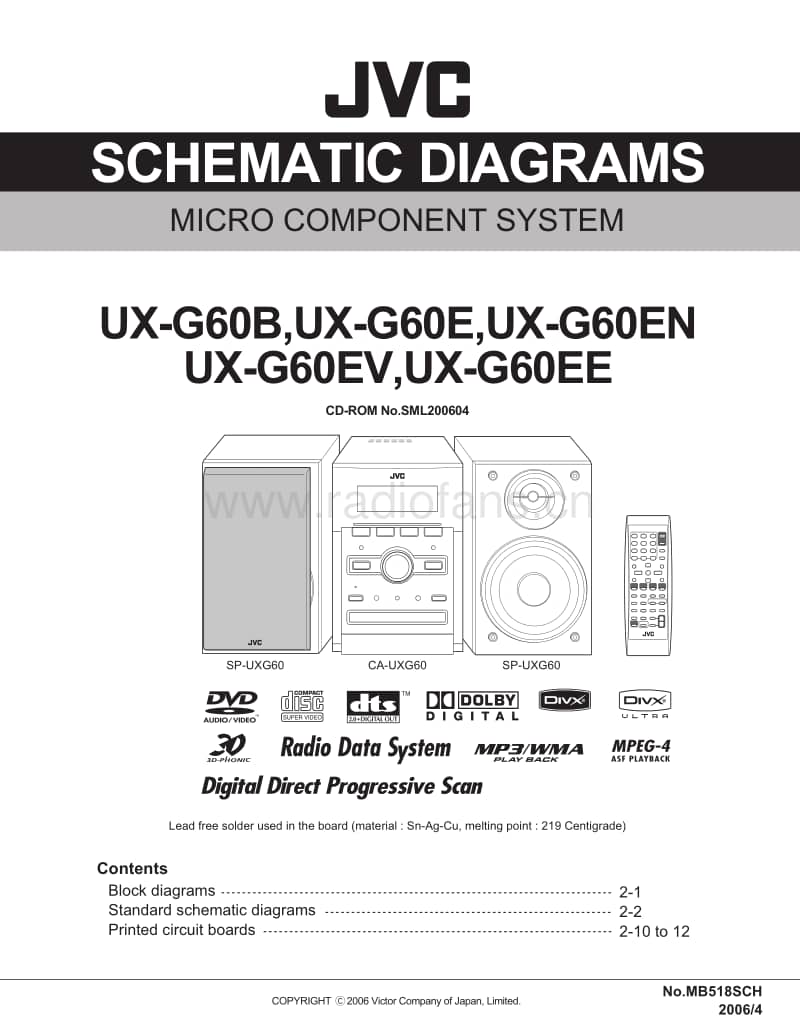 Jvc-UXG-60-EV-Service-Manual电路原理图.pdf_第1页