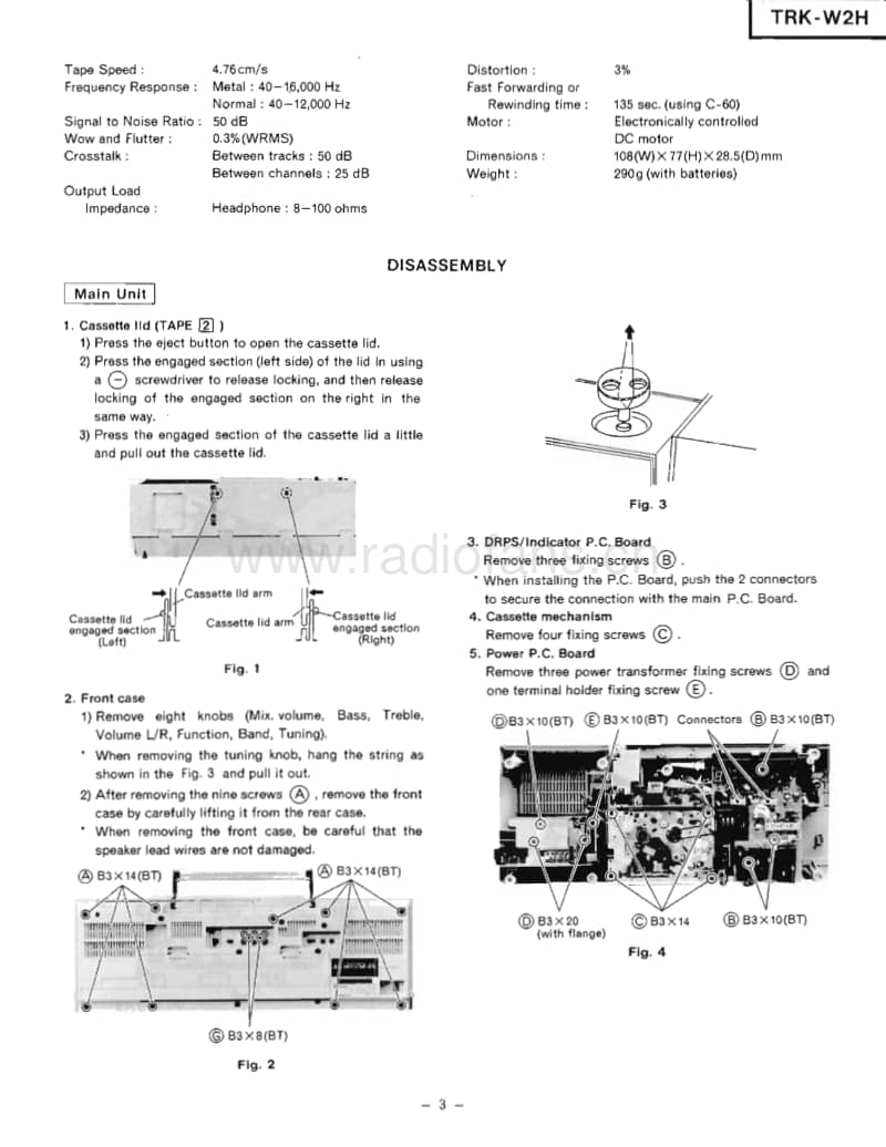 Hitachi-TRKW-2-H-Service-Manual电路原理图.pdf_第3页