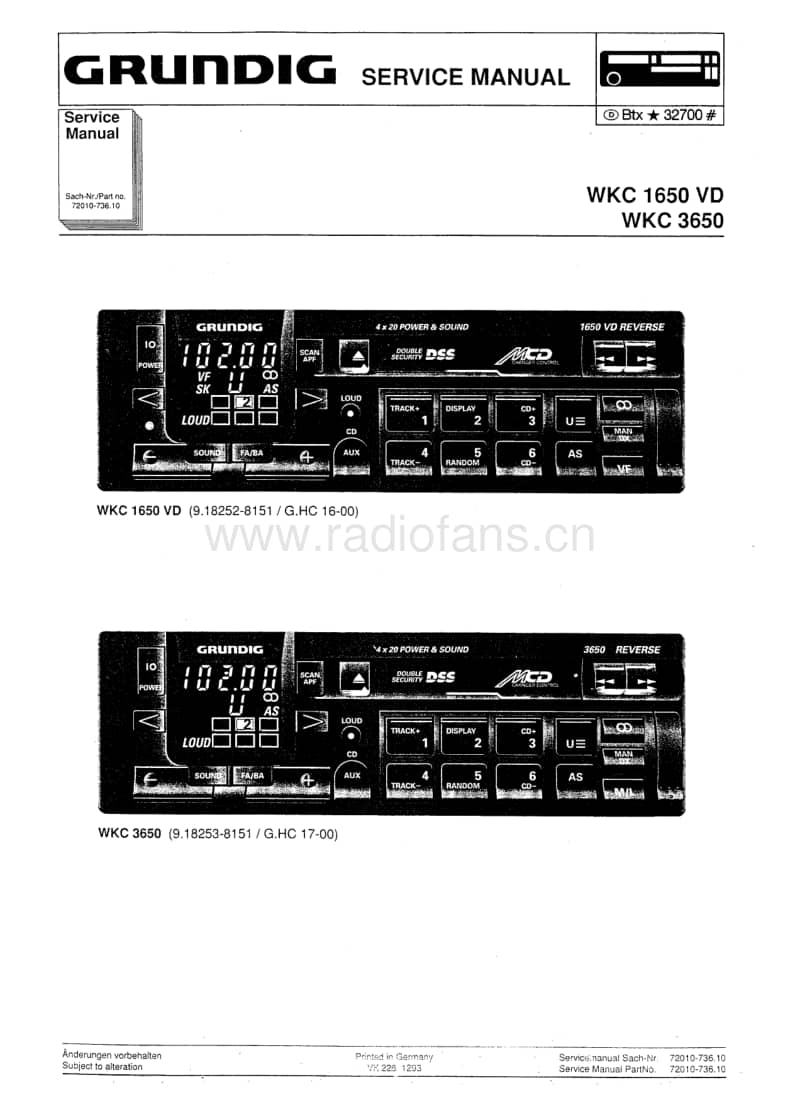 Grundig-WKC-1650-VD-Service-Manual电路原理图.pdf_第1页