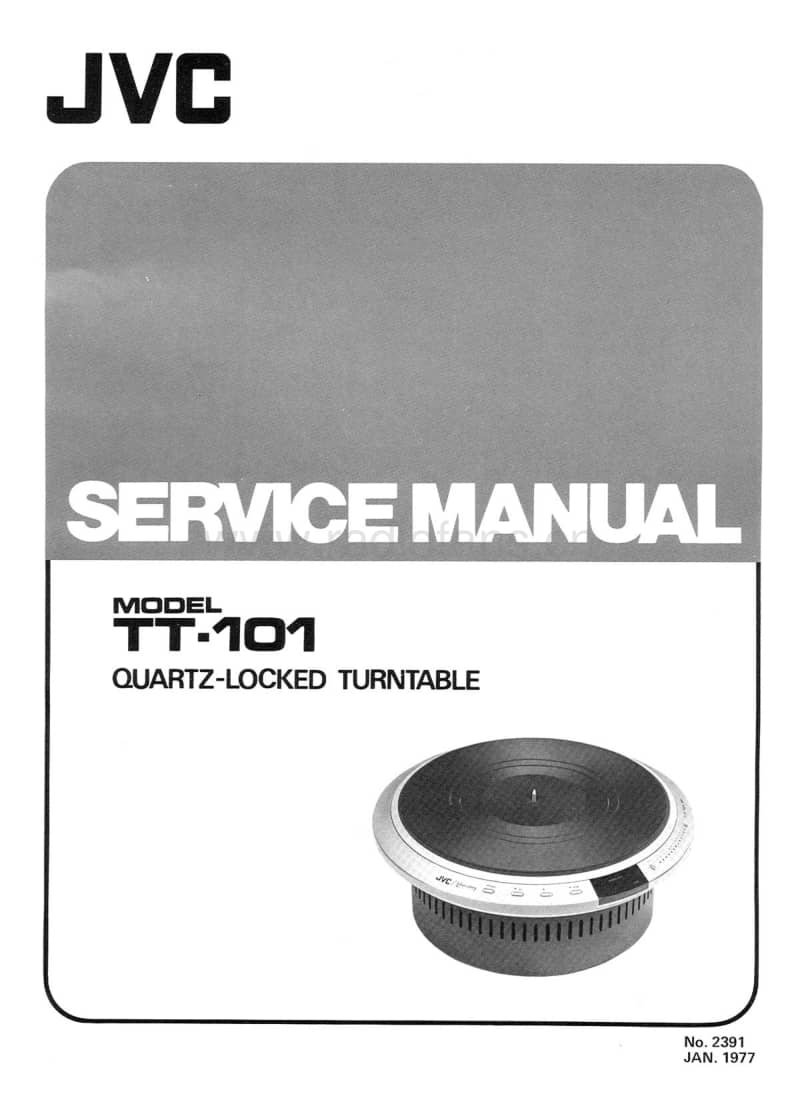 Jvc-TT-101-Service-Manual电路原理图.pdf_第1页