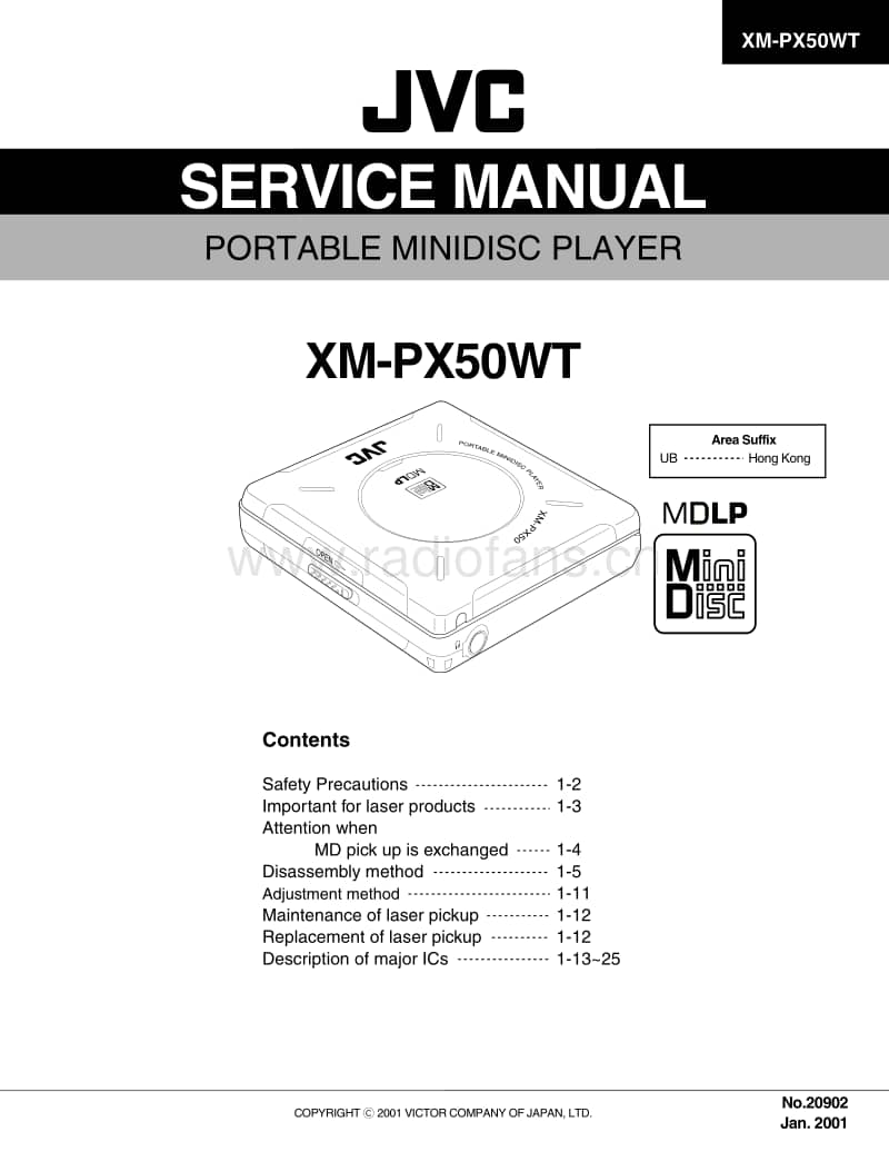 Jvc-XMPX-50-WT-Service-Manual电路原理图.pdf_第1页