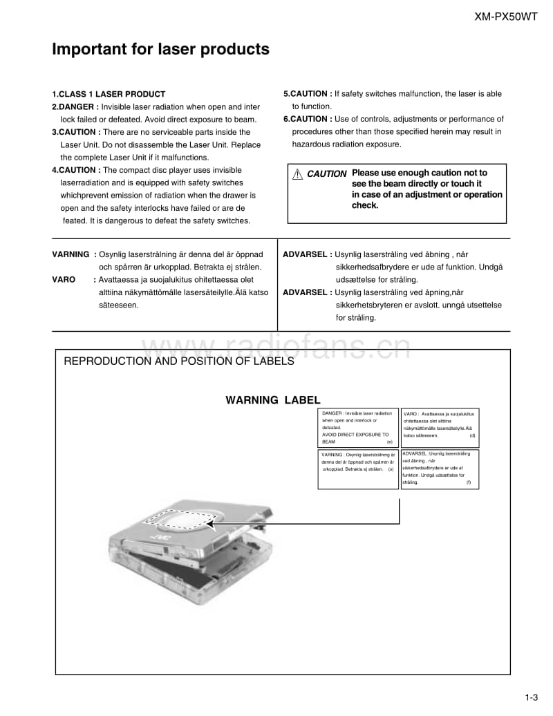 Jvc-XMPX-50-WT-Service-Manual电路原理图.pdf_第3页