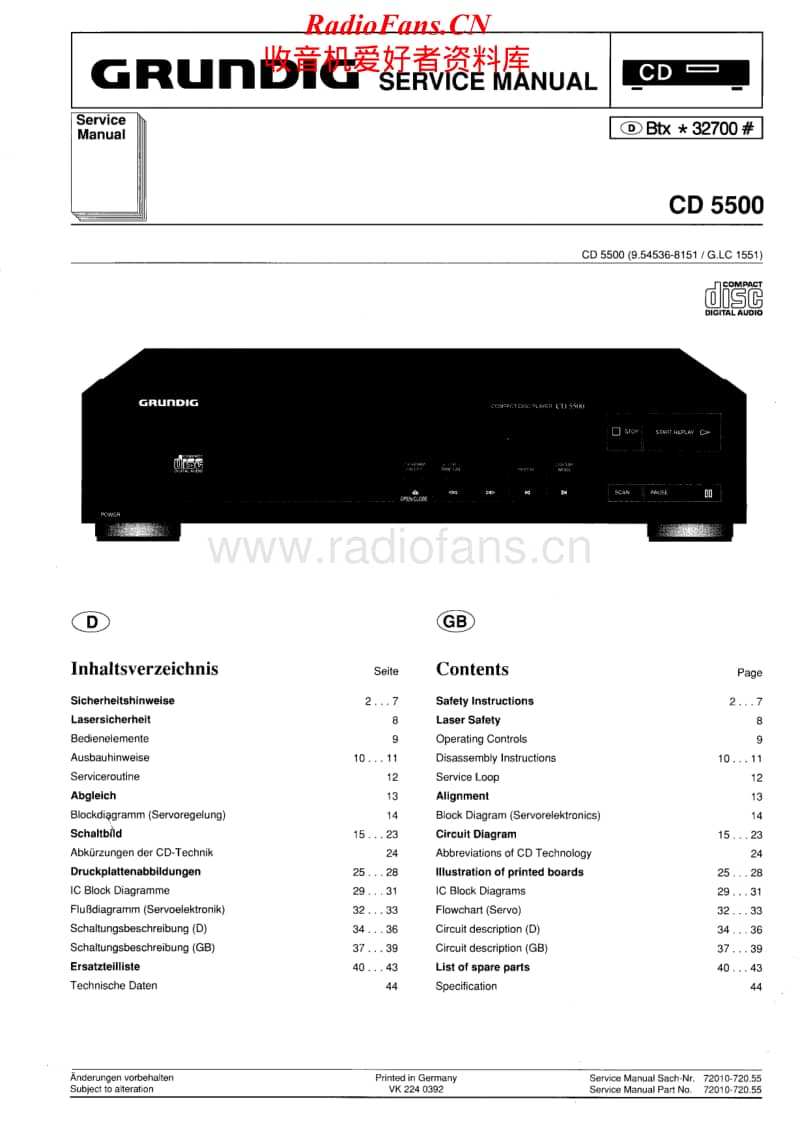 Grundig-CD-5500-Service-Manual(1)电路原理图.pdf_第1页