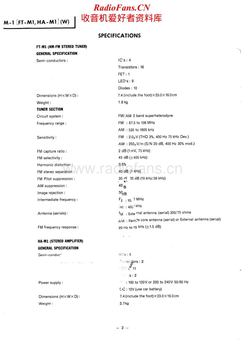 Hitachi-HA-M1-Service-Manual电路原理图.pdf_第2页