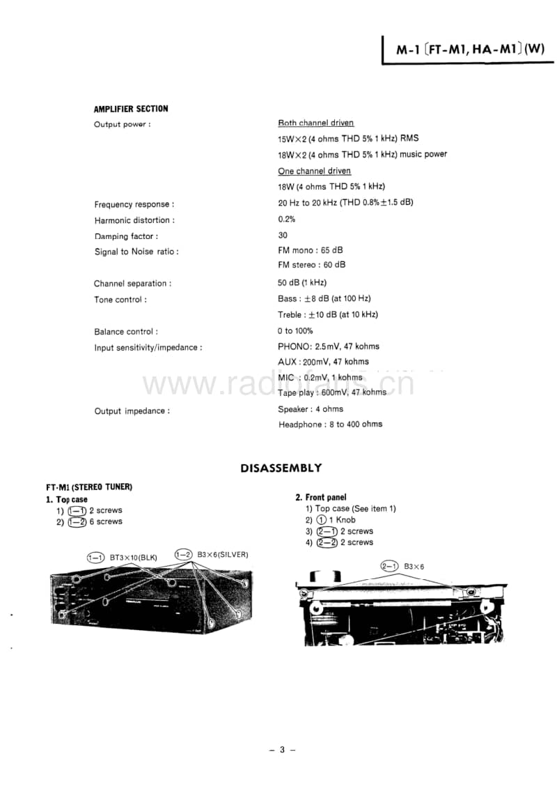 Hitachi-HA-M1-Service-Manual电路原理图.pdf_第3页