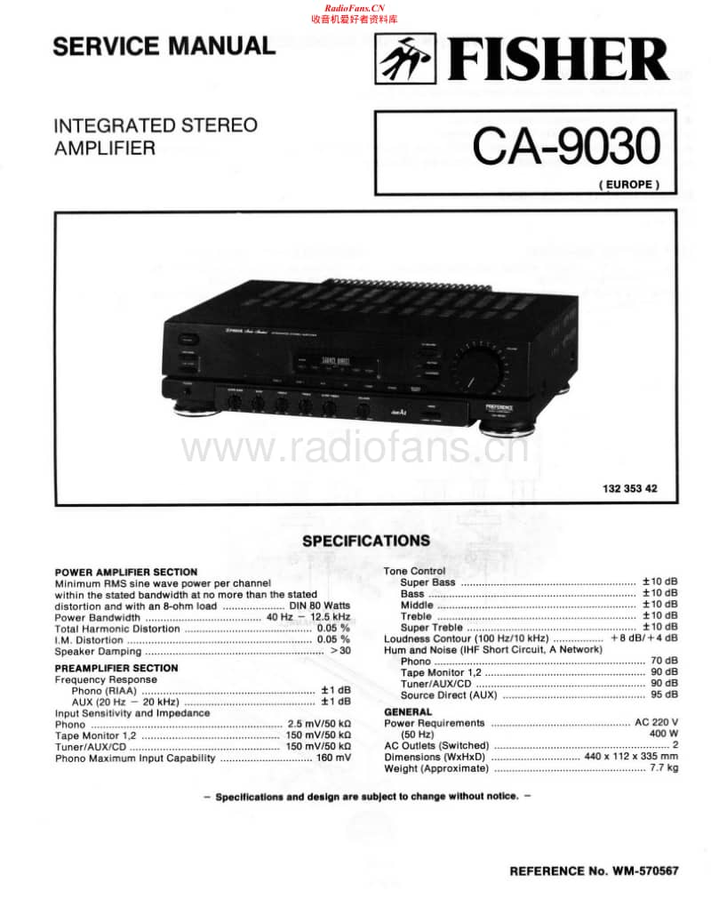 Fisher-CA-9030-Schematic电路原理图.pdf_第1页