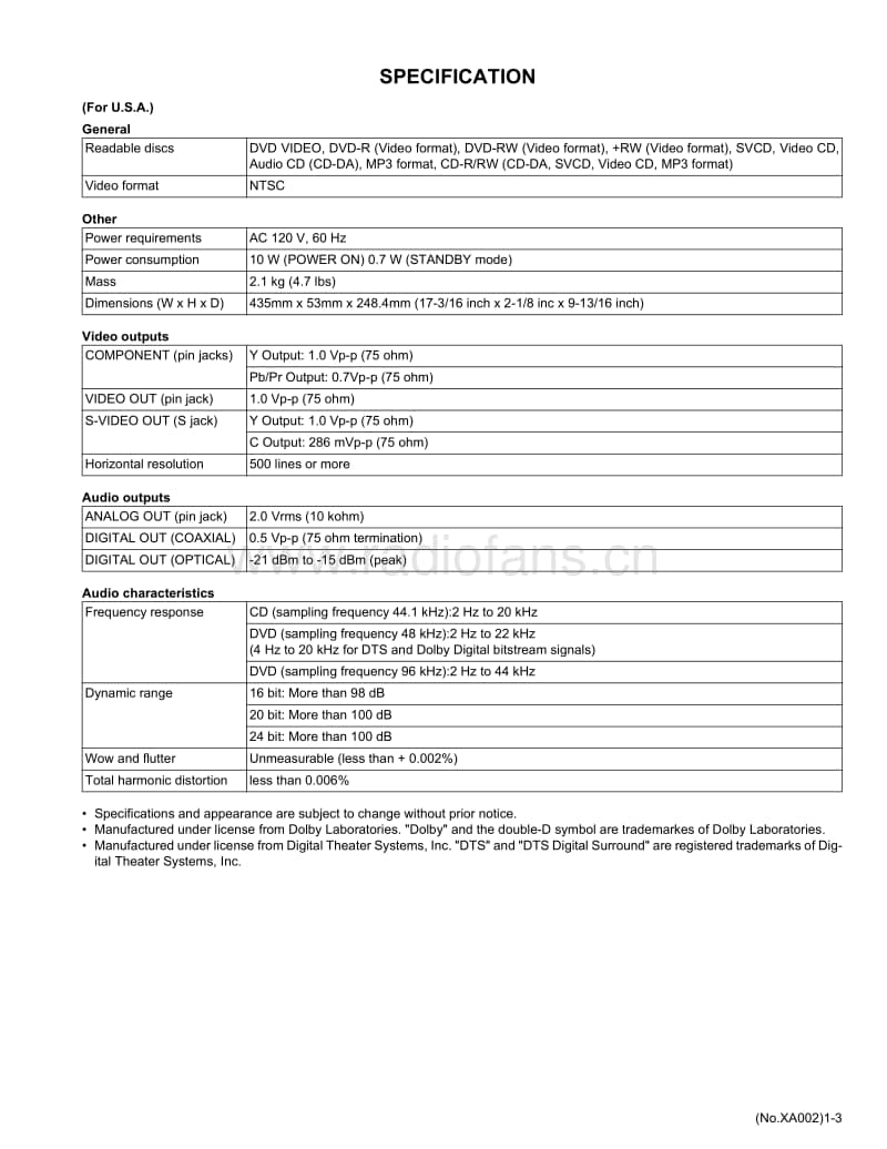 Jvc-XVN-30-BK-Service-Manual电路原理图.pdf_第3页