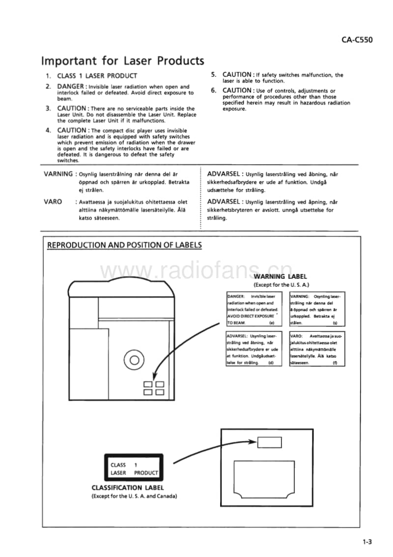 Jvc-CAC-550-Service-Manual电路原理图.pdf_第3页