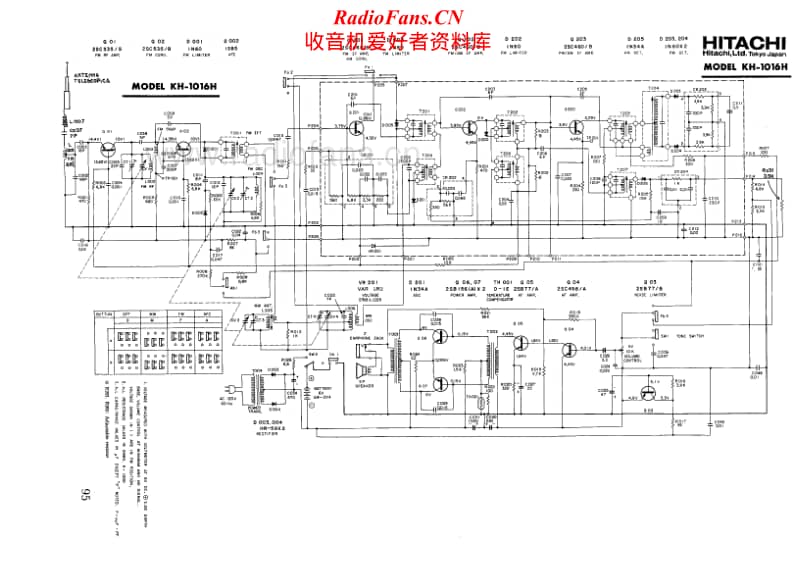 Hitachi-KH-1016-H-Schematic电路原理图.pdf_第1页