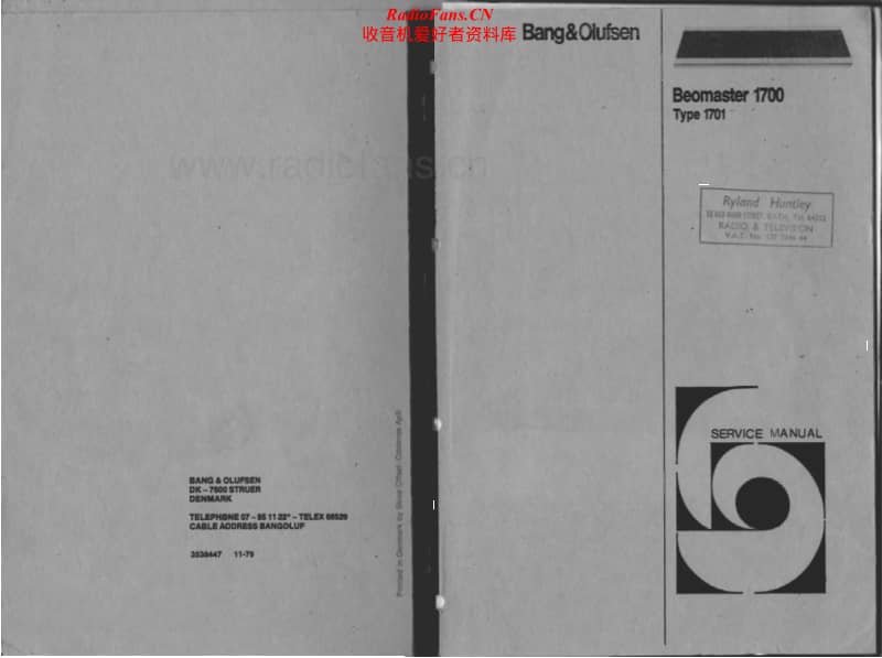 Bang-Olufsen-Beomaster_1700-Service-Manual(1)电路原理图.pdf_第1页