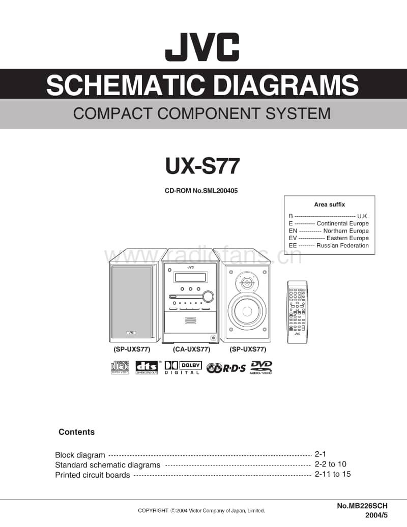 Jvc-UXS-77-Schematic电路原理图.pdf_第1页