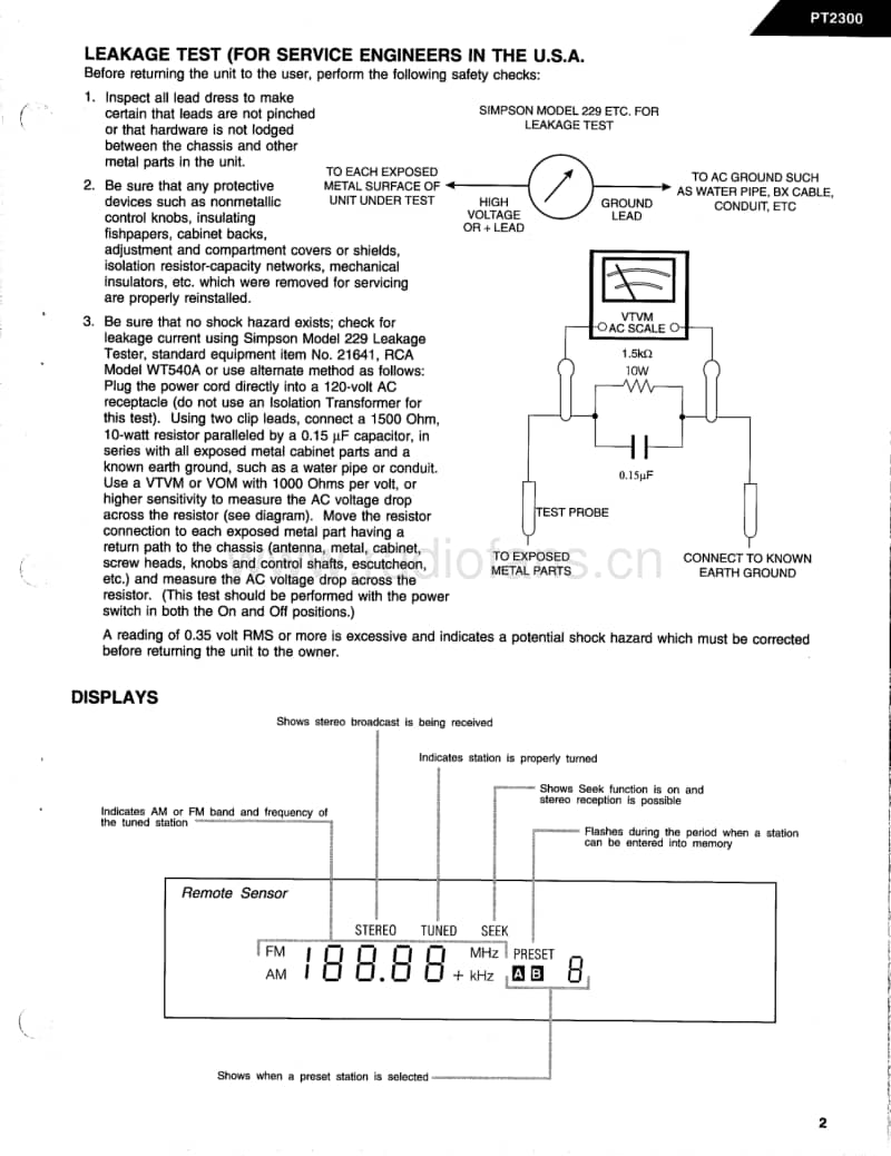 Harman-Kardon-PT-2300-Service-Manual电路原理图.pdf_第3页