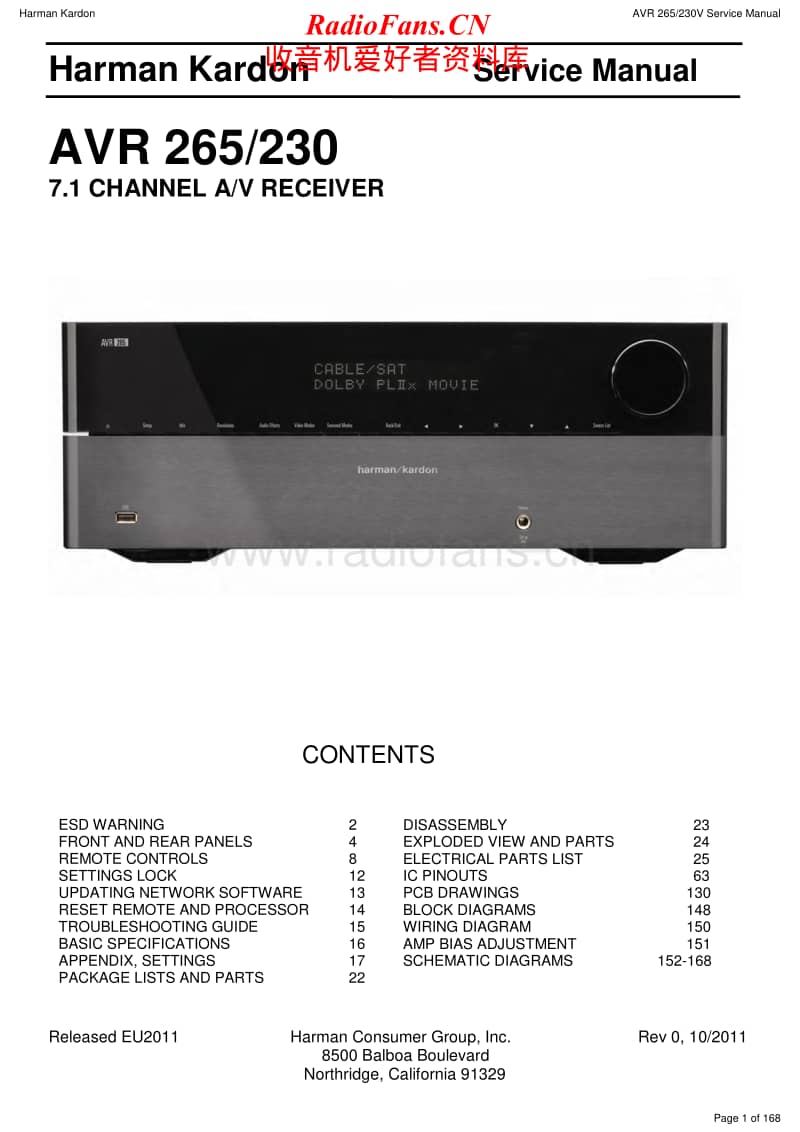 Harman-Kardon-AVR-265-230-Service-Manual电路原理图.pdf_第1页