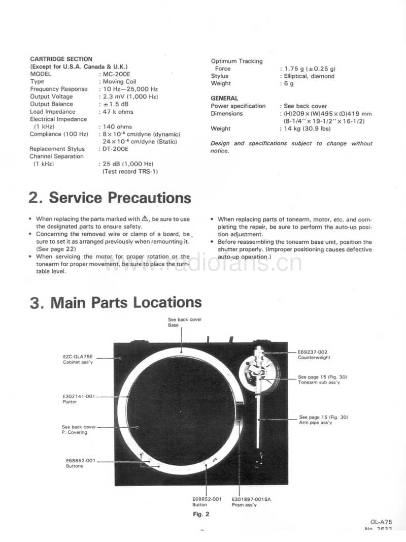 Jvc-QLA-75-Service-Manual电路原理图.pdf_第3页