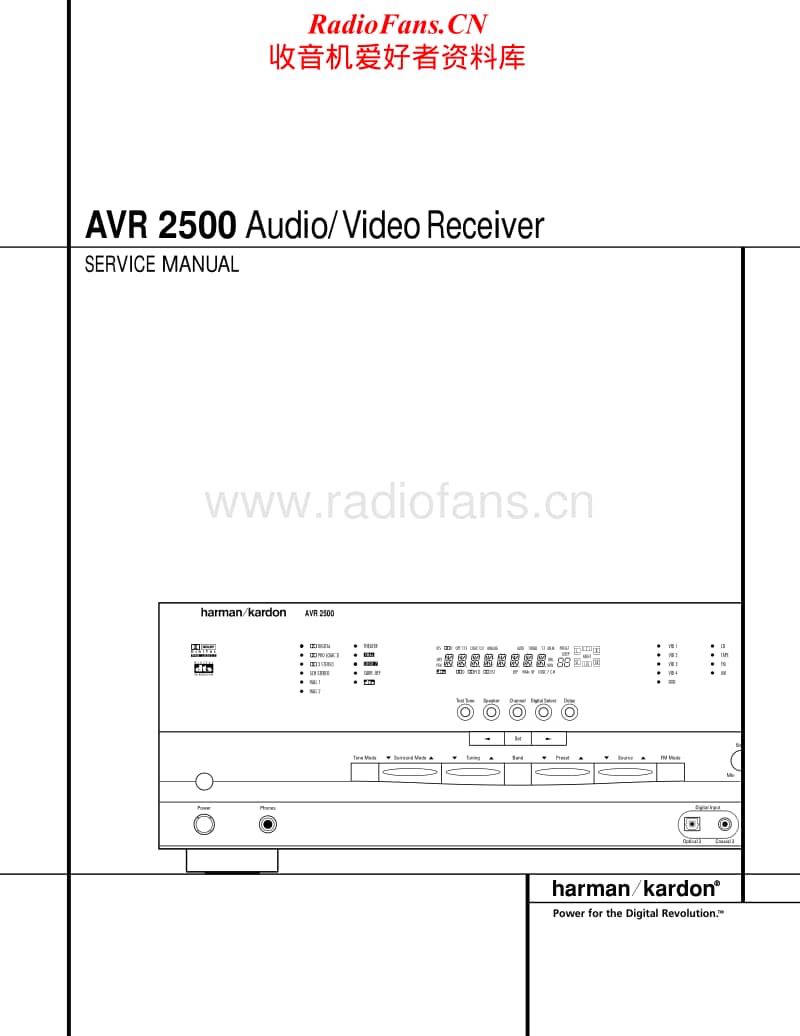 Harman-Kardon-AVR-2500-Service-Manual电路原理图.pdf_第1页