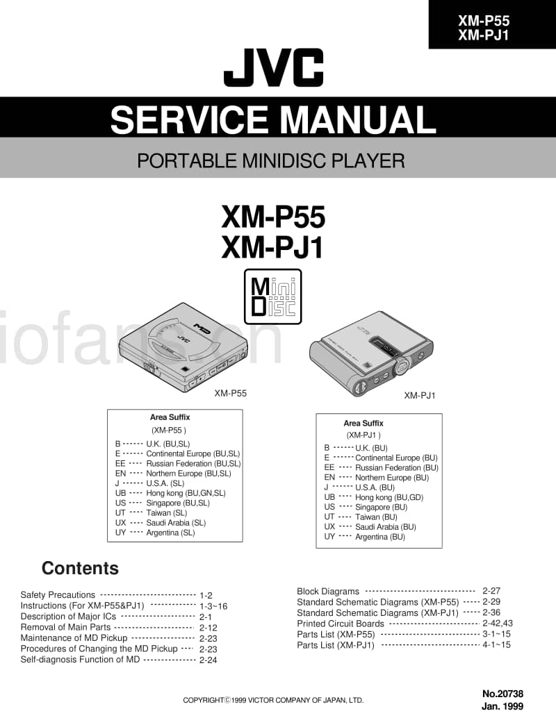 Jvc-XMP-55-Service-Manual电路原理图.pdf_第1页