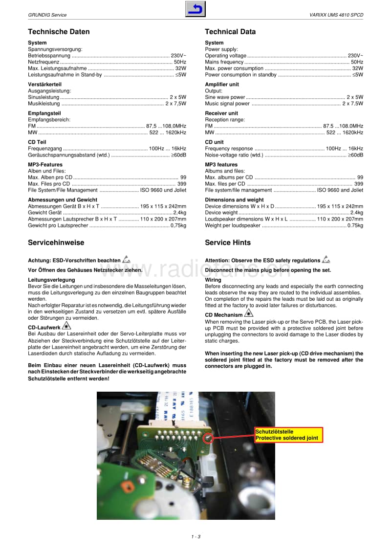 Grundig-UMS-4810-SPCD-Service-Manual电路原理图.pdf_第3页