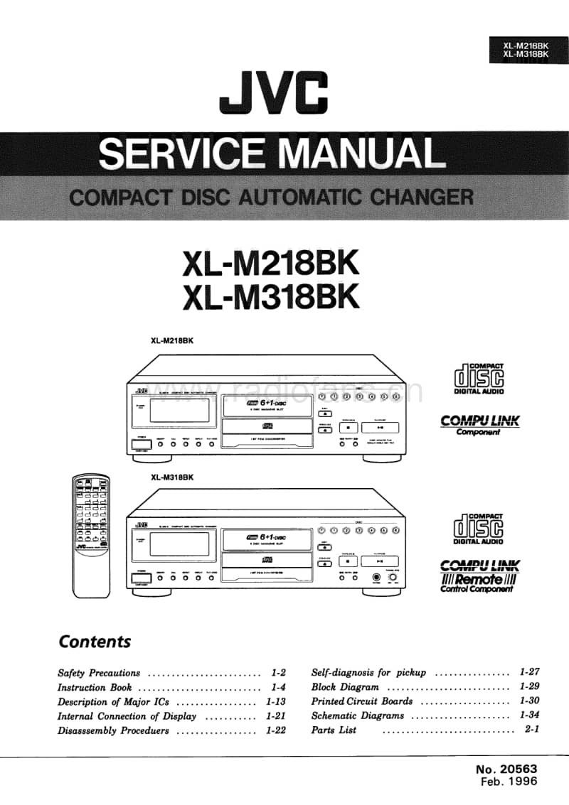 Jvc-XLM-318-Service-Manual电路原理图.pdf_第1页