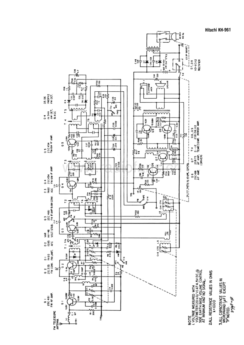 Hitachi-KH-961-Schematic电路原理图.pdf_第3页