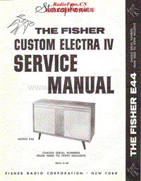 Fisher-E-44-Service-Manual电路原理图.pdf