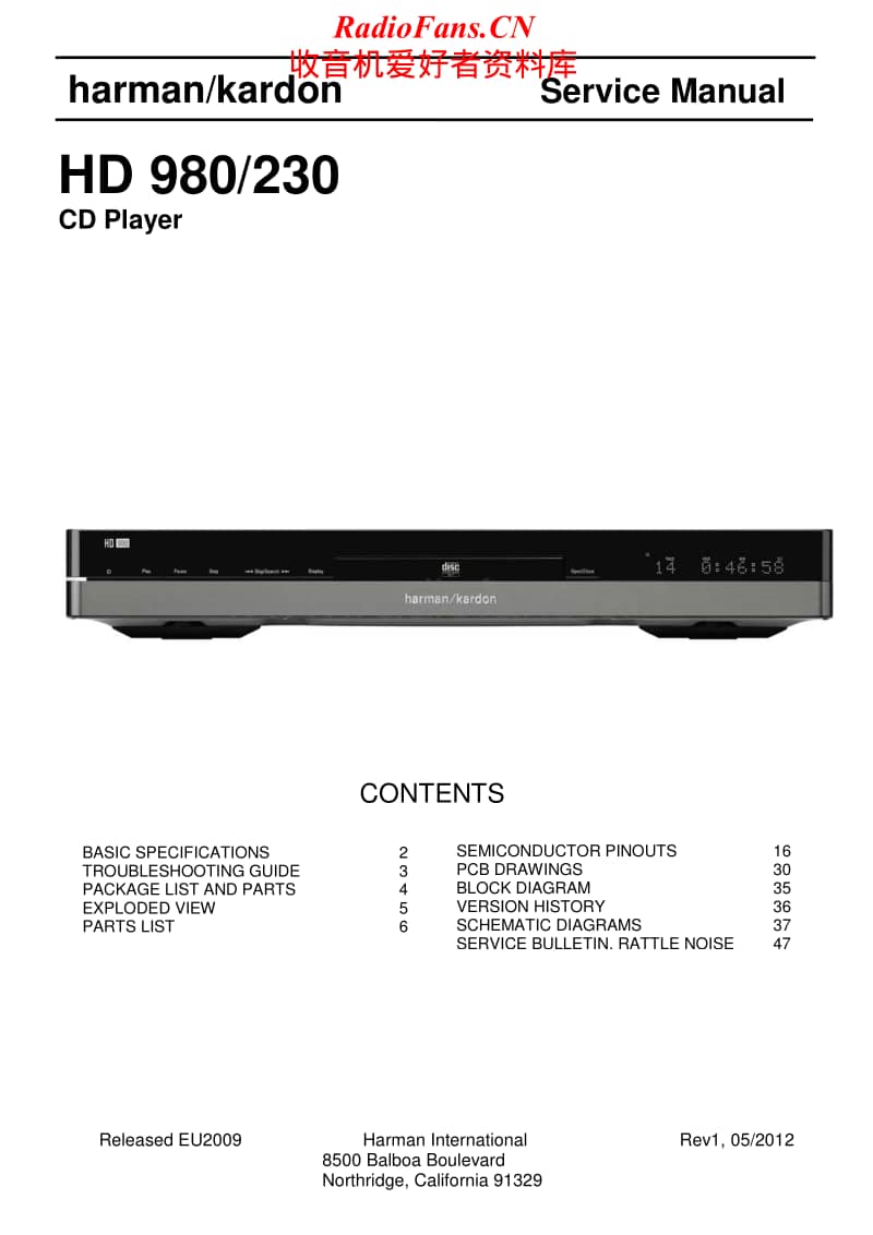 Harman-Kardon-HD-980-230-Service-Manual电路原理图.pdf_第1页