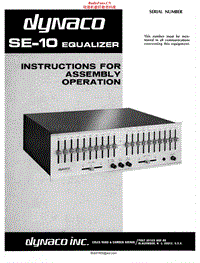 Dynaco-SE-10-Service-Manual电路原理图.pdf