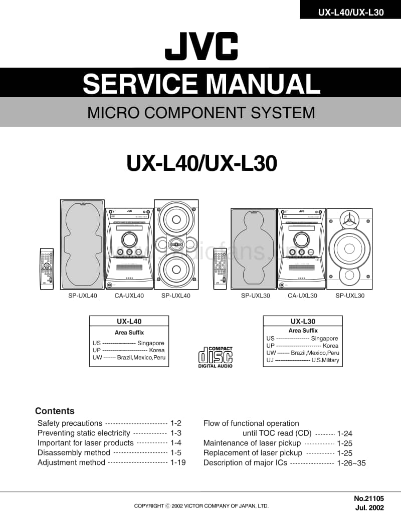 Jvc-UXL-40-Service-Manual电路原理图.pdf_第1页