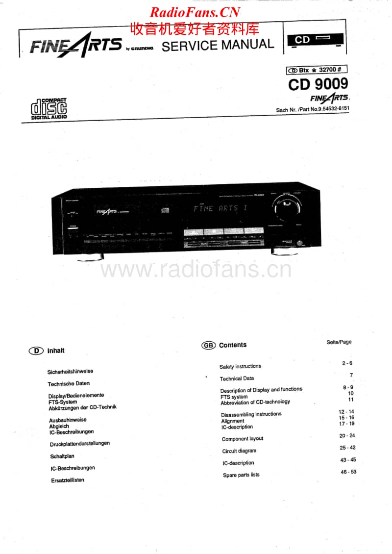 Grundig-CD-9009-Service-Manual电路原理图.pdf_第1页