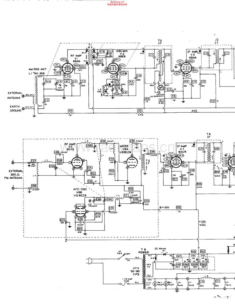 Heathkit-AJ-10-Schematic电路原理图.pdf_第1页