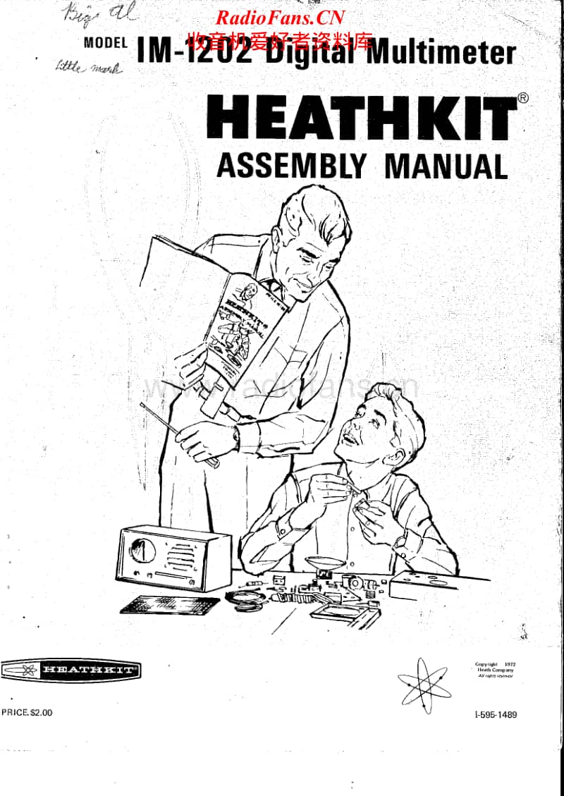 Heathkit-IM-1202-Manual电路原理图.pdf_第1页