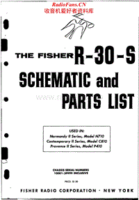 Fisher-R-30-S-Service-Manual电路原理图.pdf