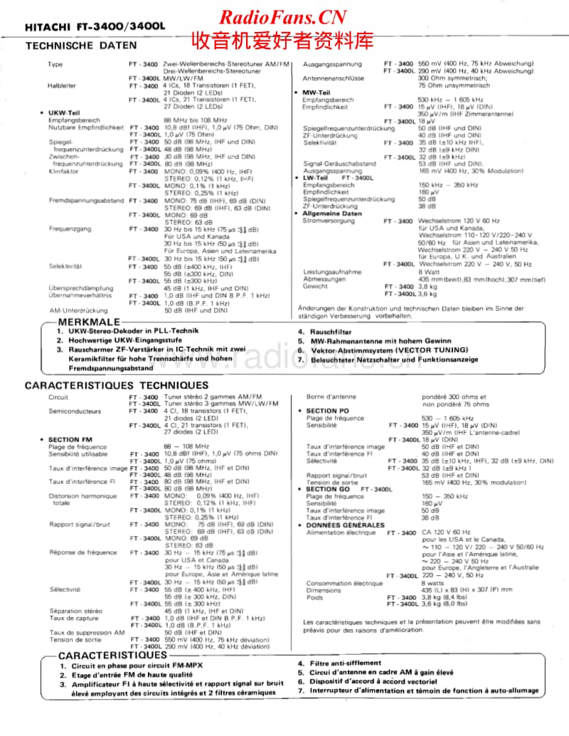 Hitachi-FT-3400-Service-Manual电路原理图.pdf_第2页