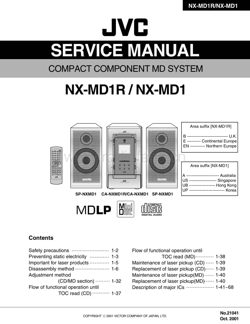 Jvc-NXMD-1-R-Service-Manual电路原理图.pdf_第1页