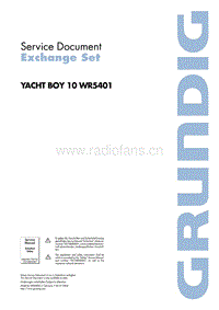 Grundig-Yacht-Boy-10-WR-5401-Service-Manual电路原理图.pdf
