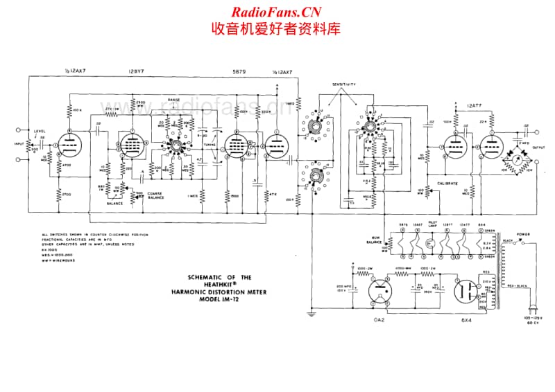 Heathkit-IM-12-Schematic电路原理图.pdf_第1页