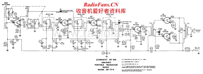 Heathkit-GR-151A-Schematic电路原理图.pdf_第1页