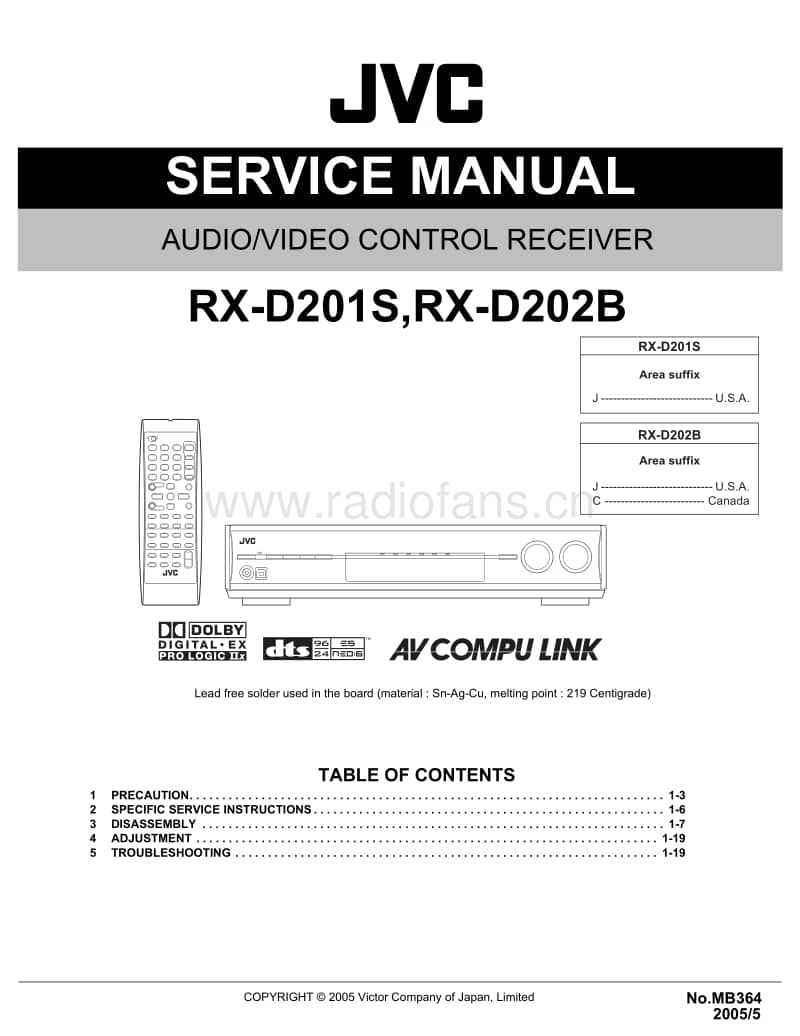 Jvc-RXD-201-S-Service-Manual电路原理图.pdf_第1页