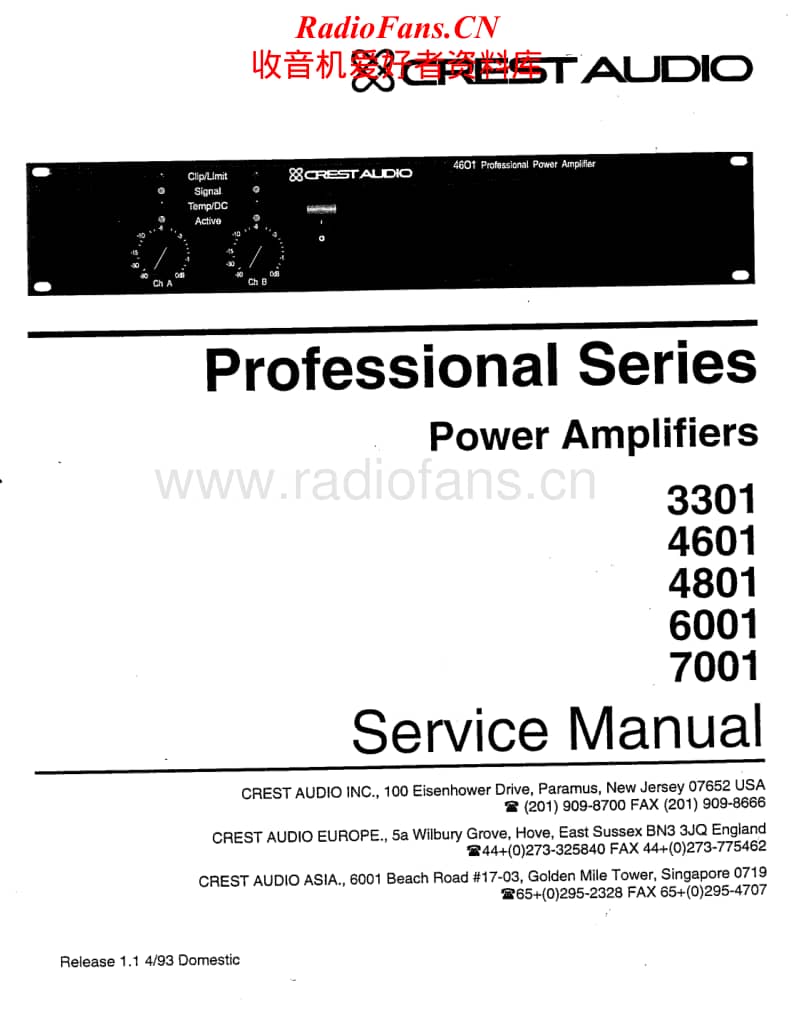 Crest-Audio-3301-Service-Manual电路原理图.pdf_第1页