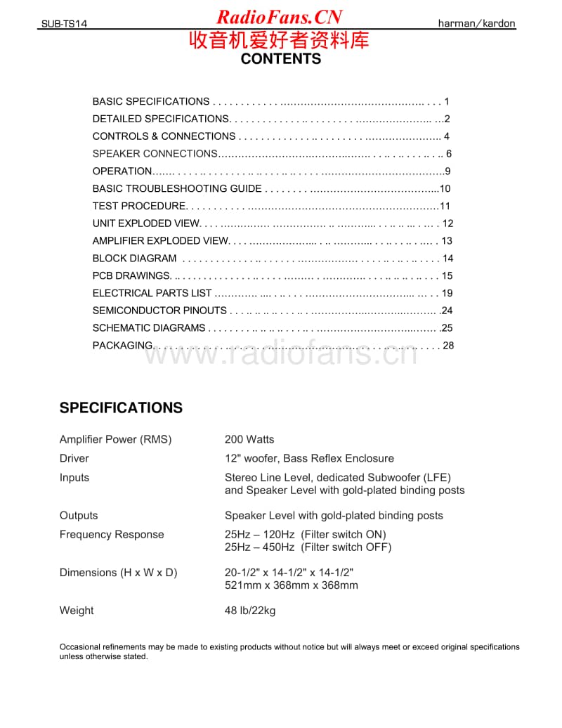 Harman-Kardon-HKTS-14-Service-Manual电路原理图.pdf_第2页