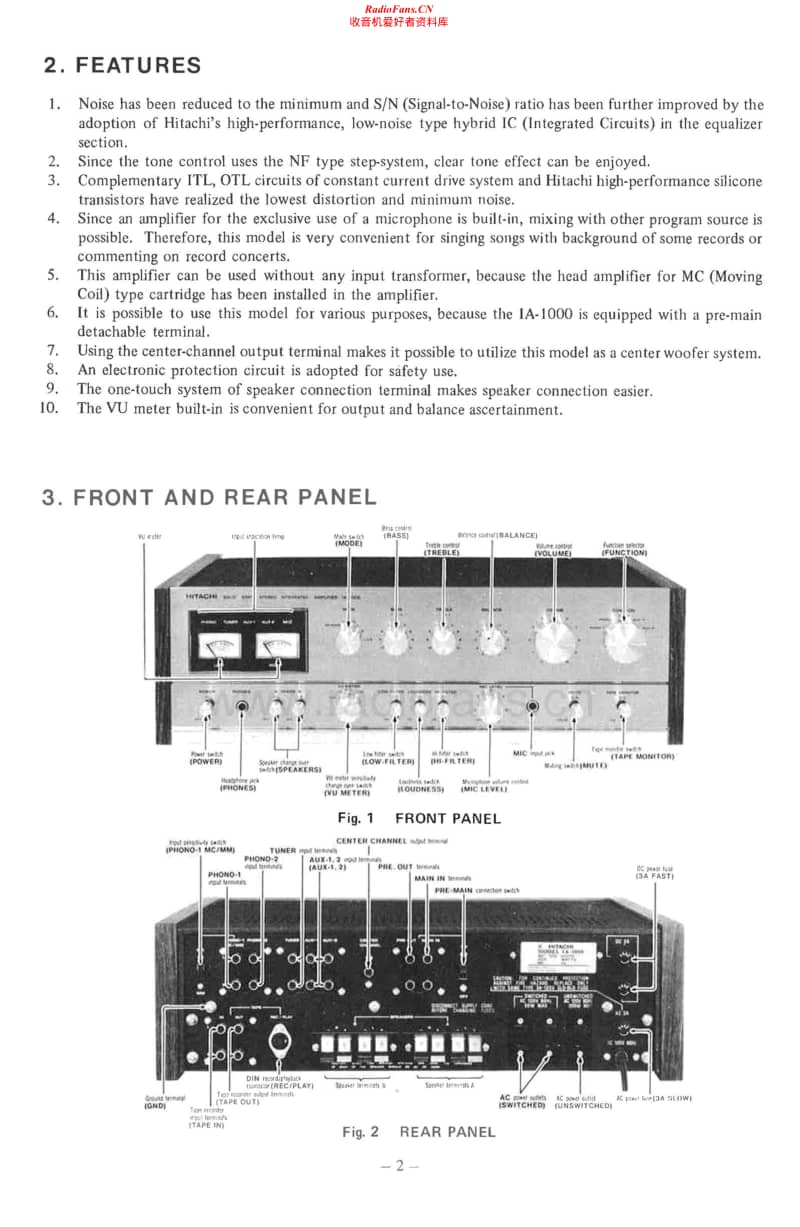 Hitachi-IA-1000-Service-Manual电路原理图.pdf_第2页