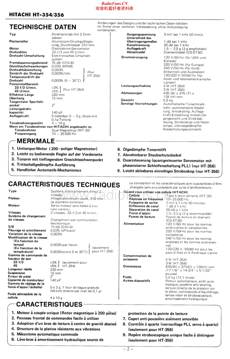 Hitachi-HT-354-Service-Manual电路原理图.pdf_第2页