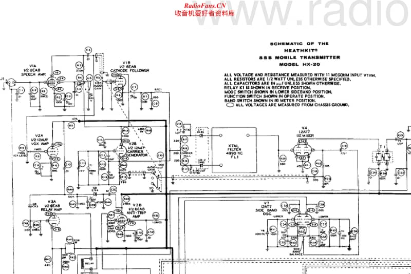 Heathkit-HX-20-Schematic电路原理图.pdf_第2页